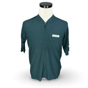 Pedal Mafia Core Racing Jersey Mens 2XL XXL Dark Teal Green Performance Zip